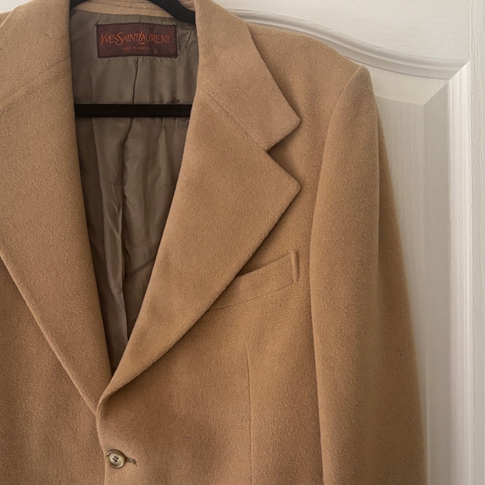 Yves Saint Laurent Camel Wool blazer